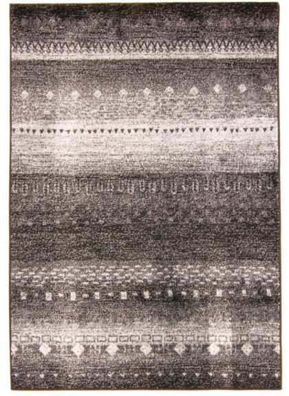 Wiltonmatta - Gibson (grå/svart/vit) (Storlek: 160 x 230 cm)