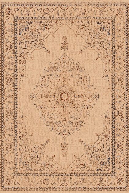 Wiltonmatta - Pacini (beige) (Storlek: 185 x 275 cm)