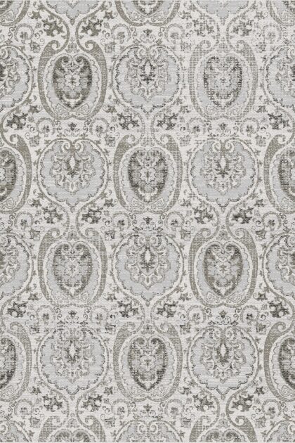 Wiltonmatta - Natoli (cream/silver) (Storlek: 185 x 275 cm)