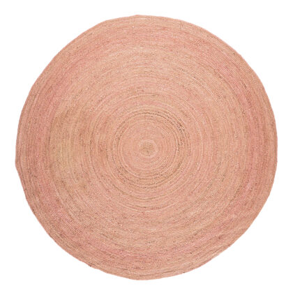 Rund jutematta - Amasia (tan) (Storlek: Ø 240 cm)
