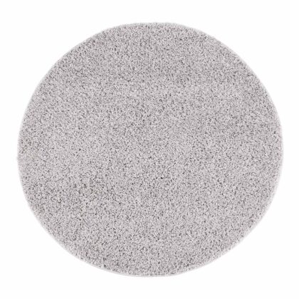 Runda mattor - Trim (grå) (Storlek: Ø 200 cm)