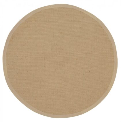 Rund matta (sisal) - Agave (beige/elfenben) (Storlek: Ø 200 cm)