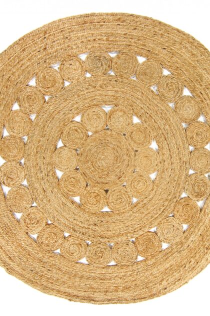 Runda mattor - Soro (jute) (Storlek: Ø 240 cm)