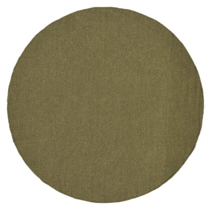 Rund matta - Hamilton (moss green) (Storlek: Ø 200 cm)