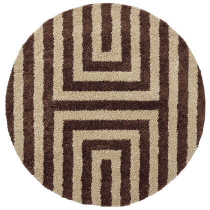 Runda mattor - Imilchil (beige/brun) (Storlek: Ø 200 cm)