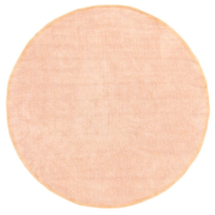Rund matta - Celina Natural Cotton Shaggy (rosa/beige) (Storlek: Ø 240 cm)