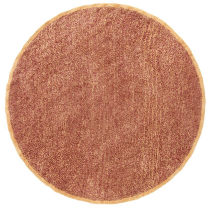 Rund matta - Celina Natural Cotton Shaggy (röd) (Storlek: Ø 240 cm)