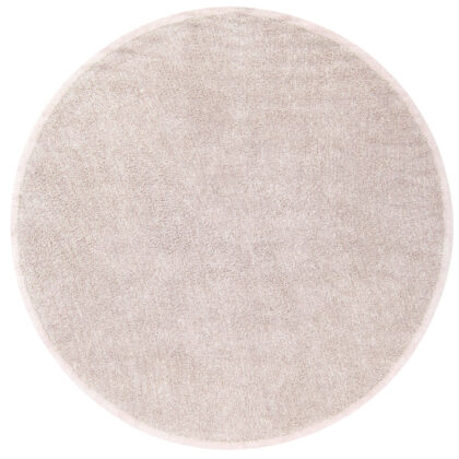 Rund matta - Celina Natural Cotton Shaggy (taupe/lavendel) (Storlek: Ø 240 cm)