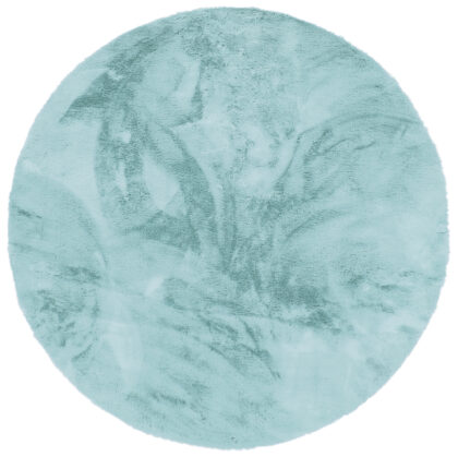 Runda mattor - Cloud Super Soft (ljusblå) (Storlek: Ø 240 cm)