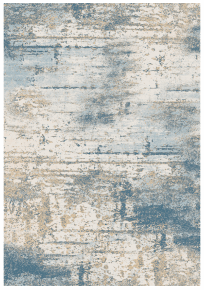 Wiltonmatta - Kebira (blå) (Storlek: 80 x 250 cm)