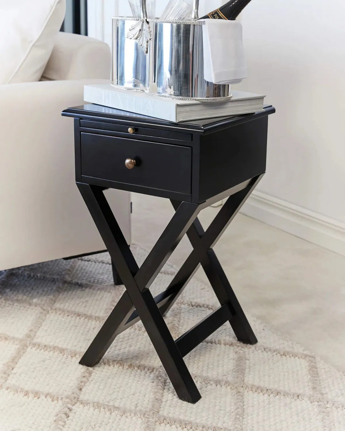 Bretagne Sidobord Modern Black