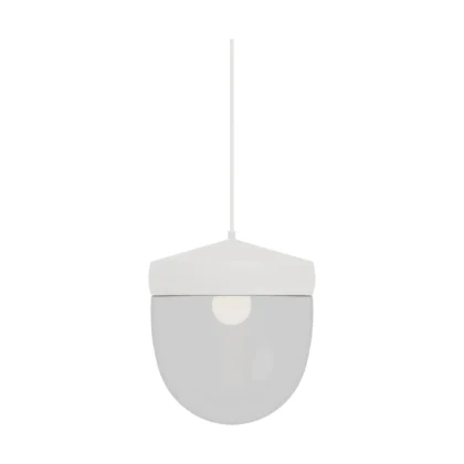 Noon Pan pendel klar 30 cm Vit-vit