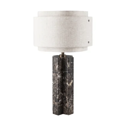 Design For The People Takai marble bordslampa Beige, Ø30x55 cm