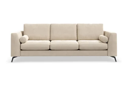 Ocean Lyx 3-sits Sammetssoffa - Beige