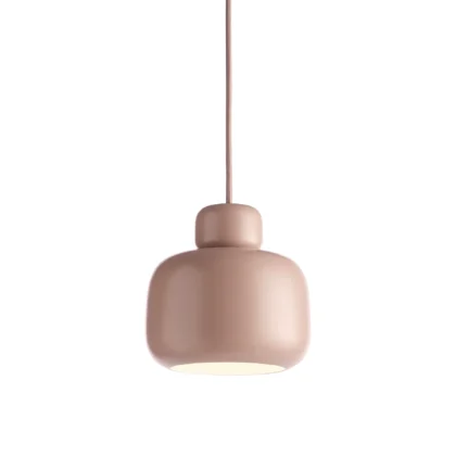 Woud Stone pendel opalglas Dusty rose