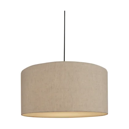 Belid Soft pendel Linne natur-metallic brons, Ø60 cm