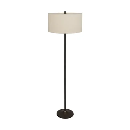 Belid Soft golvlampa Linne vit-metallic bronze, Ø44x149,5 cm